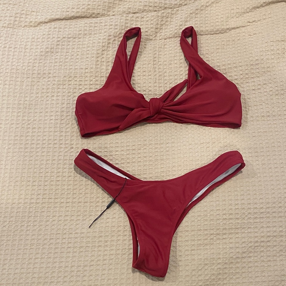 Stylish Red Bikini Set